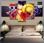One Piece Wall Art <br> Straw Hat Luffy OP1505 Medium / No Frame Official One Piece Merch
