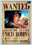 One Piece Wanted Poster  Robin Bounty OP1505 30cmX21cm Official One Piece Merch