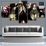 One Piece Wall Art <br> Shanks and Mihawk OP1505 Small / No Frame Official One Piece Merch