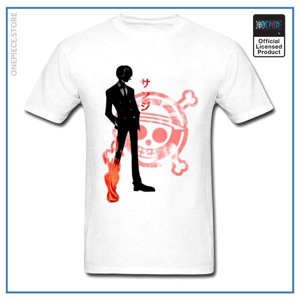 product-image-821062592 One Piece Shirt Sanji OP1505 White / S Official One Piece Merch