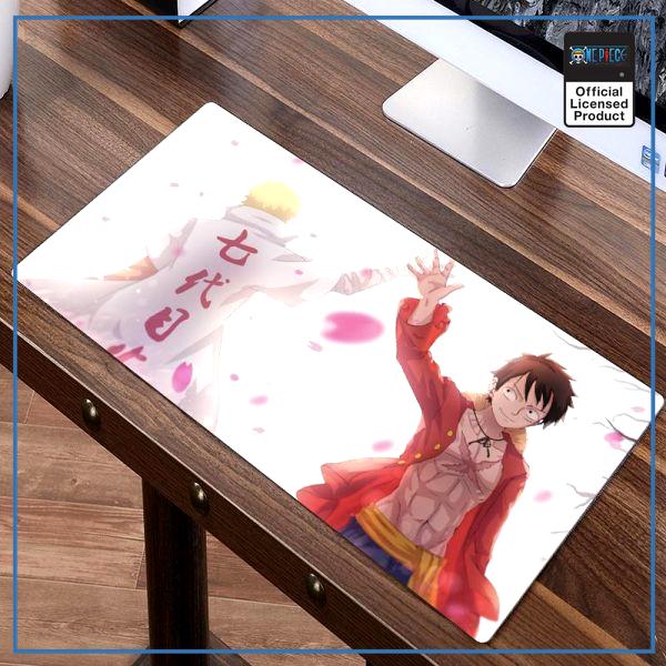 One Piece Mouse Pad  Luffy & Naruto (Large) OP1505 Default Title Official One Piece Merch