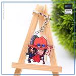 One Piece Keychain <br> Ace OP1505 Default Title Official One Piece Merch