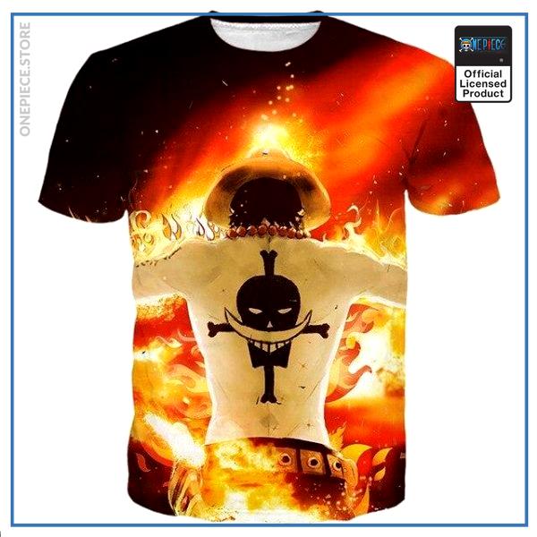 One Piece Shirt  Gol D. Ace OP1505 S Official One Piece Merch