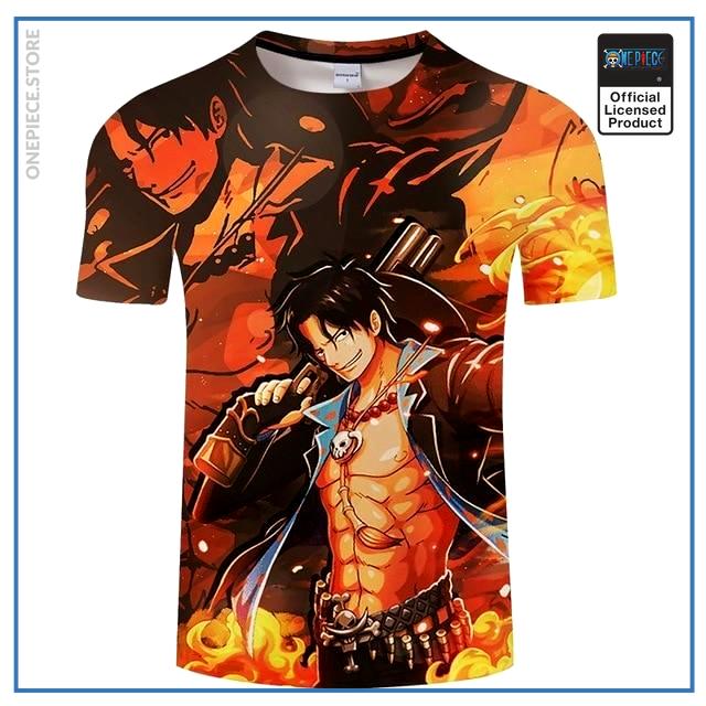 One Piece T-Shirt - Ace Strong World Official Merch | One Piece Store
