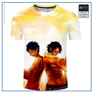 One Piece Shirt  Ace & Luffy OP1505 S Official One Piece Merch