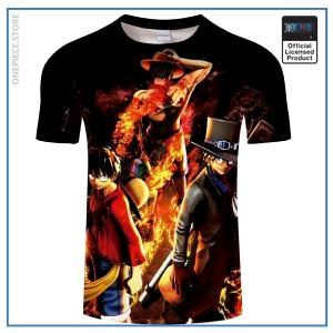 One Piece Shirt  Luffy & Sabo & Ace OP1505 S Official One Piece Merch