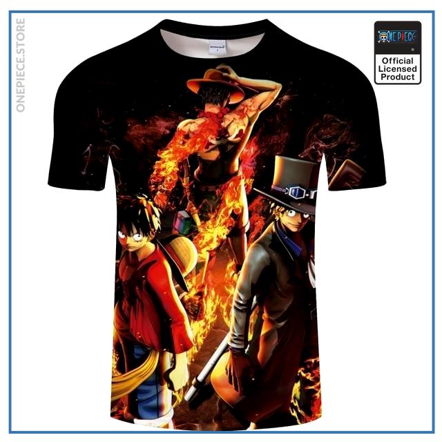 One Piece T-Shirt - Luffy & Sabo & Ace Official Merch | One Piece Store
