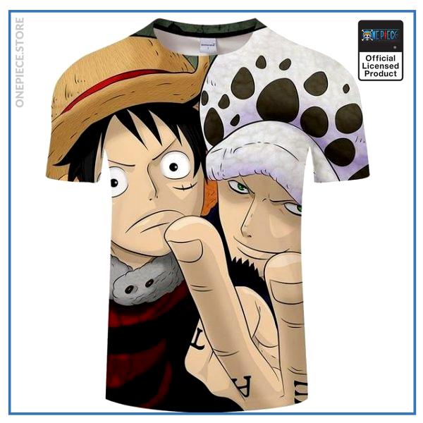 One Piece Shirt  Luffy & Law OP1505 S Official One Piece Merch