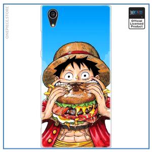 One Piece Sony Case  Luffy Eat a Burger OP1505 for Sony Z5 Official One Piece Merch