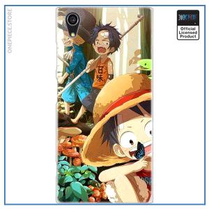 One Piece Sony Case  Luffy Ace Sabo OP1505 Xperia XZ (XZS) (XR) Official One Piece Merch