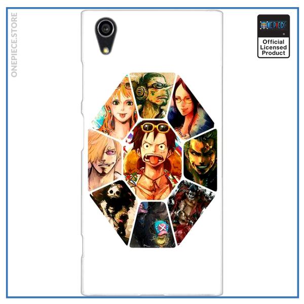One Piece Sony Case  Straw Hat Pirates OP1505 for Xperia XA2 Plus Official One Piece Merch