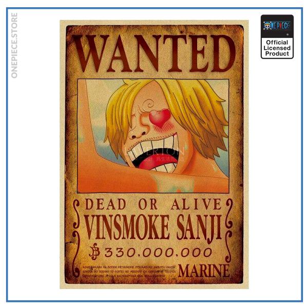 One Piece Wanted Poster  Sanji Bounty OP1505 Default Title Official One Piece Merch