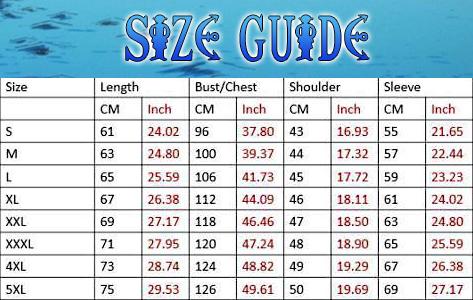 size guide luffy shop