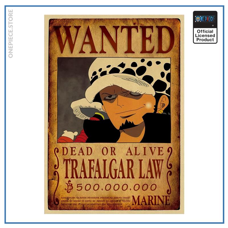 Collectibles Art ONE PIECE WANTED POSTER TRAFALGAR LAW LATEST NEWS 