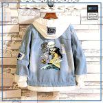 One Piece Jean Jacket  Trafalgar Law OP1505 M Official One Piece Merch