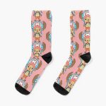 One Piece Socks: Cute Chopper Pink Socks