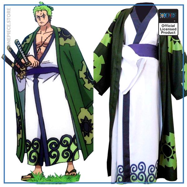 One Piece Costume  Zoro Wano Kuni OP1505 S Official One Piece Merch