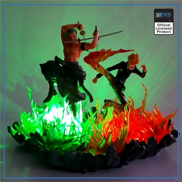 One Piece LED Lamp  Zoro and Sanji OP1505 Default Title Official One Piece Merch
