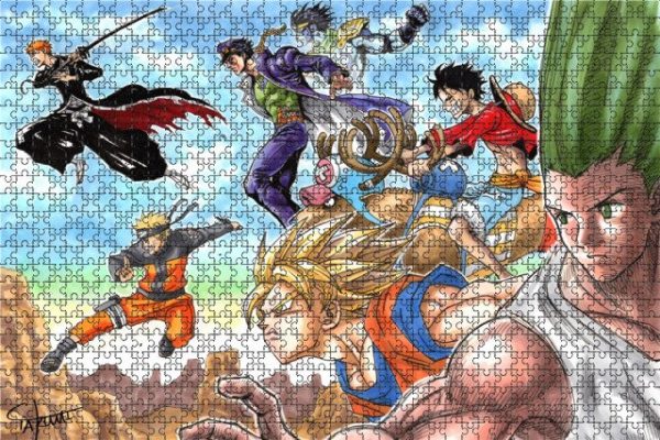 1000 Piece Japanese Anime Kaizokuo Jigsaw Puzzles Wooden One Piece Puzzles For Adults Children Educational Toys 13.jpg 640x640 13 - One Piece Store