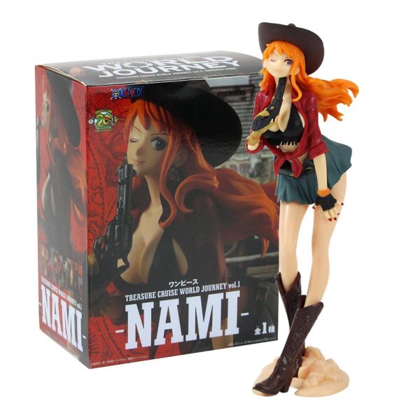 19cm One Piece Action Figures Nami Treasure Cruise World Journey Anime Model Toys - One Piece Store