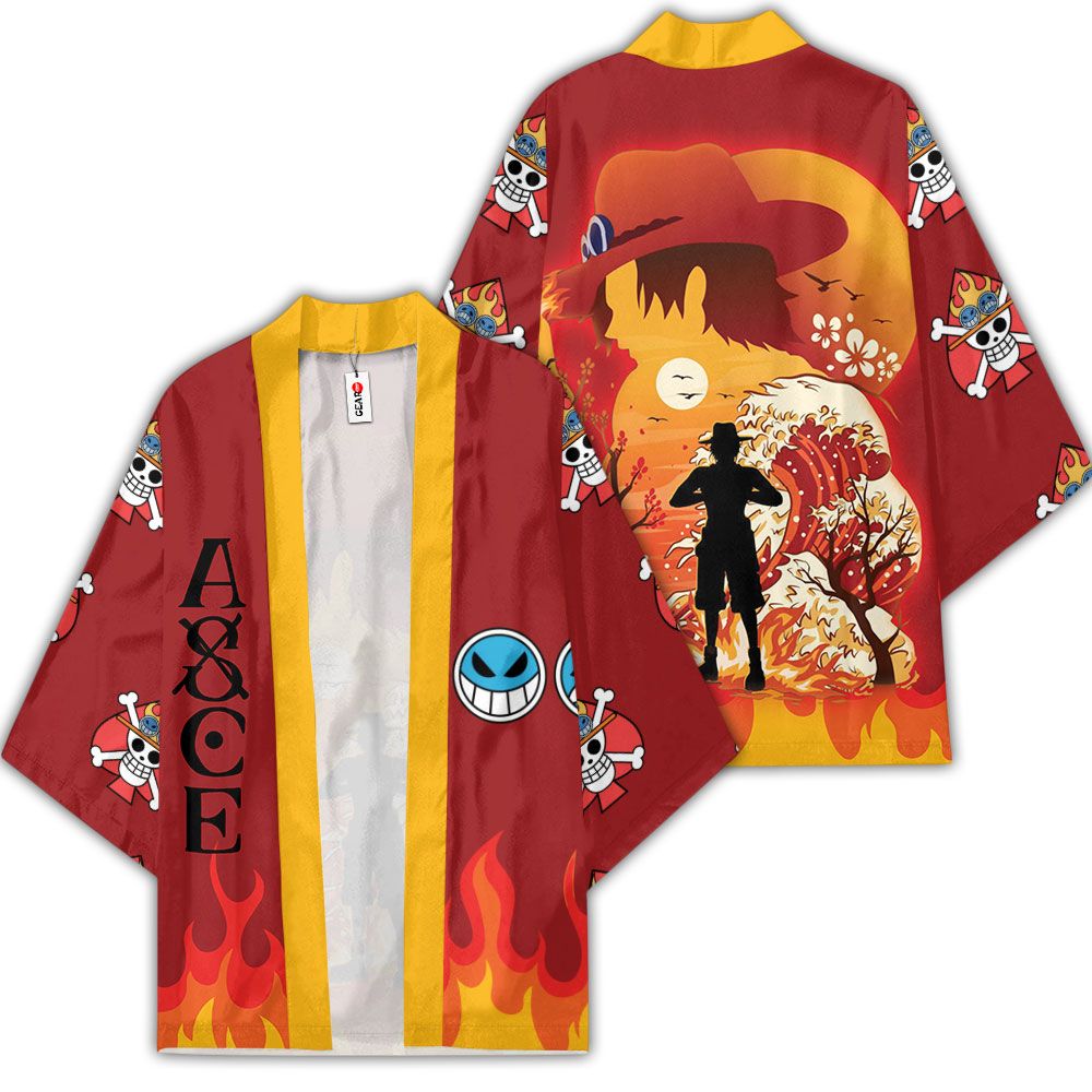 Portgas Ace Kimono Anime One Piece Otaku Merch Clothes Got1308 | One Piece  Store