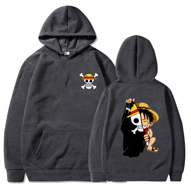 One Piece Hoodie - Luffy Cute Pullover Oversized Hoodie | One Piece Store