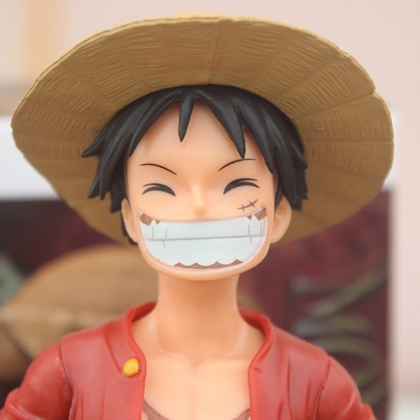 Anime One Piece ROS Luffy pvc Figurine Monkey D Luffy Classic smiley Model Figure Toys 25 4 - One Piece Store