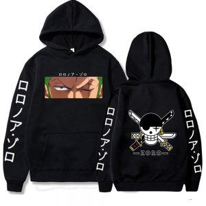 Generie GIOSG Hoodie Luffy Sweatshirt Anime One Piece Cosplay Hooded Pullover Long Sleeve with Pocket 