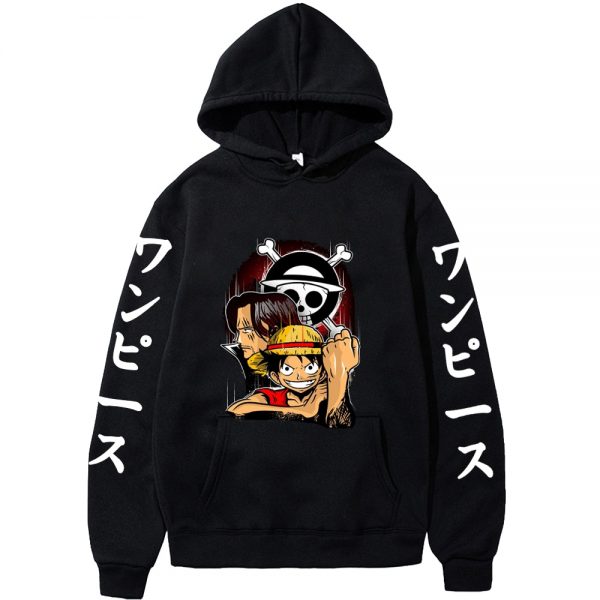 Janpanese Anime One Piece Hoodie Men Manga Hip Hop Long Sleeve Sweatshirts Streetwear Clothes 1 - One Piece Store