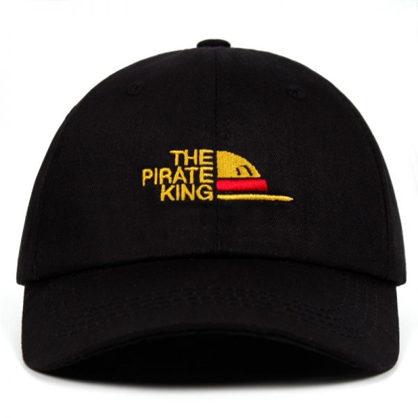 100 Cotton The Pirate King Dad Hat embroidery Luffy hat Baseball Cap Anime fan Hats for - One Piece Store
