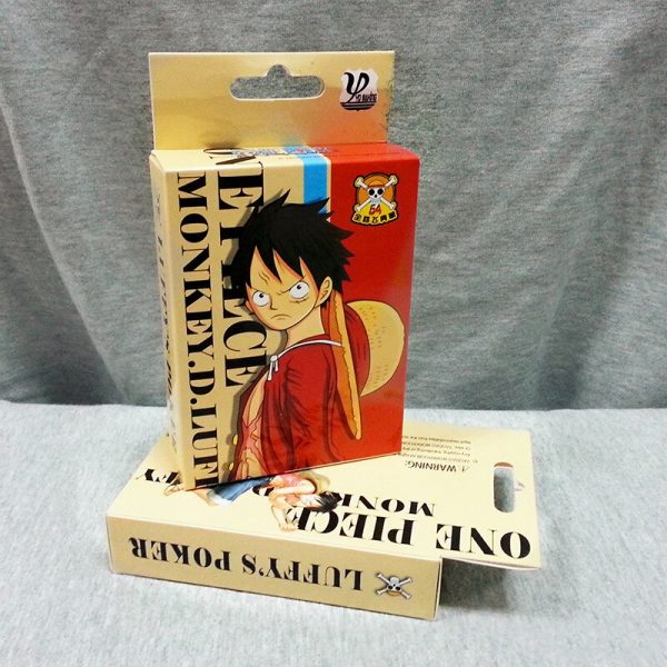 54Pcs set One Piece Figures Collection Monkey D Luffy Poker Card Roronoa Zoro Playing Cards Color 3 - One Piece Store