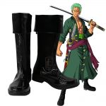 One Piece Cosplay - Roronoa Zoro Cosplay Black Boots