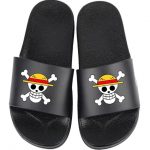 One Piece Slippers - One Piece Non-slip Slippers Skull Pirate