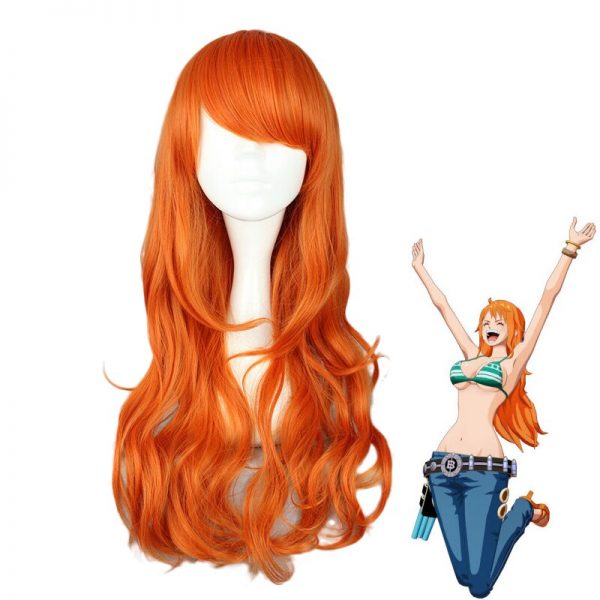 Japanese anime Nami cosplay Two Years Later costumes tops Game Nami 2 Years Later Orange Long 3 - One Piece Store