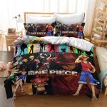One Piece Bedding Sets - ONE PIECE 3D Luxury Bedding Set Monkey D. Luffy