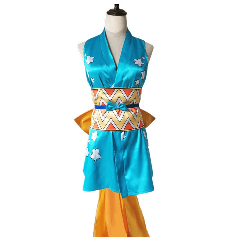 Anime Nami Cosplay Costumes Set Dress Accessories Suit Adult Unisex Prop
