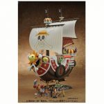 Genuine Bandai Anime One Piece Original Thousand Sunny Boat Wano Pirate Ship Figure PVC Action Figure Toys Collectible Model