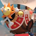 Genuine Bandai Anime One Piece Original Thousand Sunny Boat Wano Pirate Ship Figure PVC Action Figure Toys Collectible Model