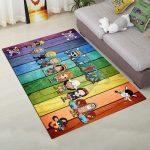 One Piece Shaggy Fluffy Anti-Skid Area Floor Mat 3D Rug Non-slip Mat Dining Room Living Room Soft Child Bedroom Mat Carpet ST015
