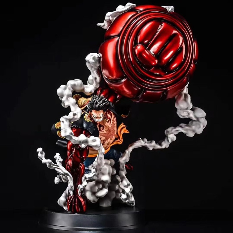 One Piece Luffy Gear 4th King Kong Gun Anime Figure PVC Action Figure Collectible Model Christmas Gift Decoration Toy 25CM