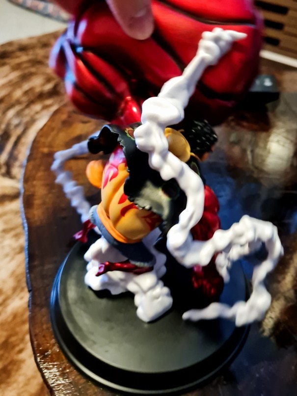 One Piece Luffy Gear 4th King Kong Gun Anime Figure PVC Action Figure Collectible Model Christmas Gift Decoration Toy 25CM