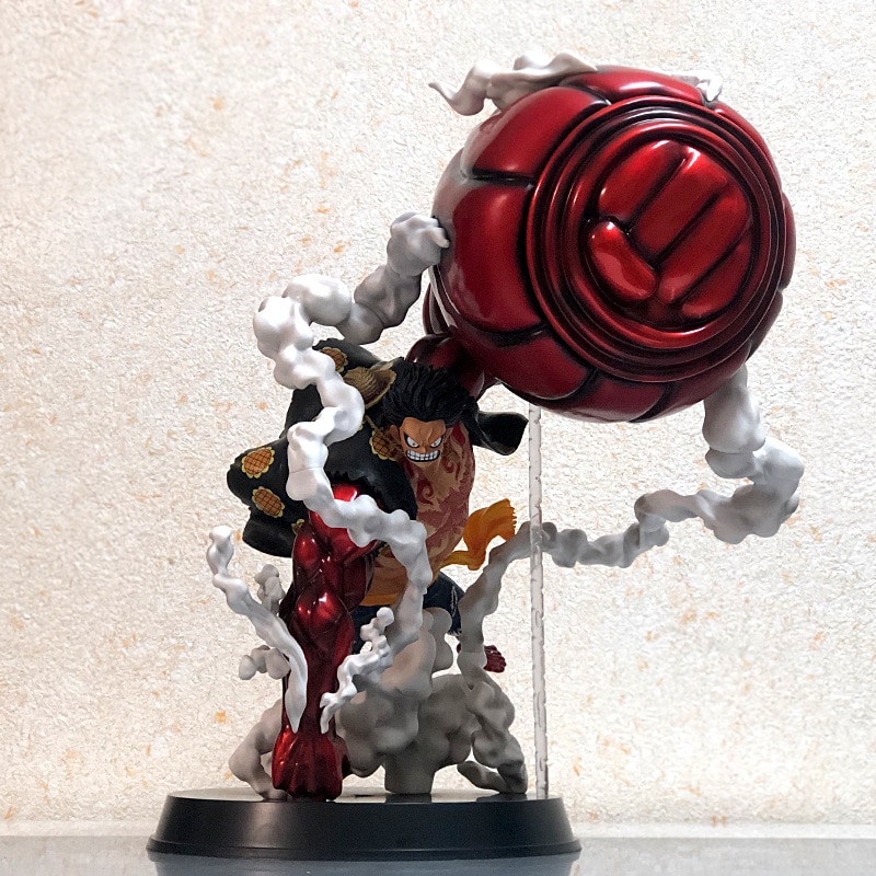 One Piece Luffy Gear 4th King Kong Gun Anime Figure PVC Action Figure Collectible Model Christmas Gift Decoration Toy 25CM
