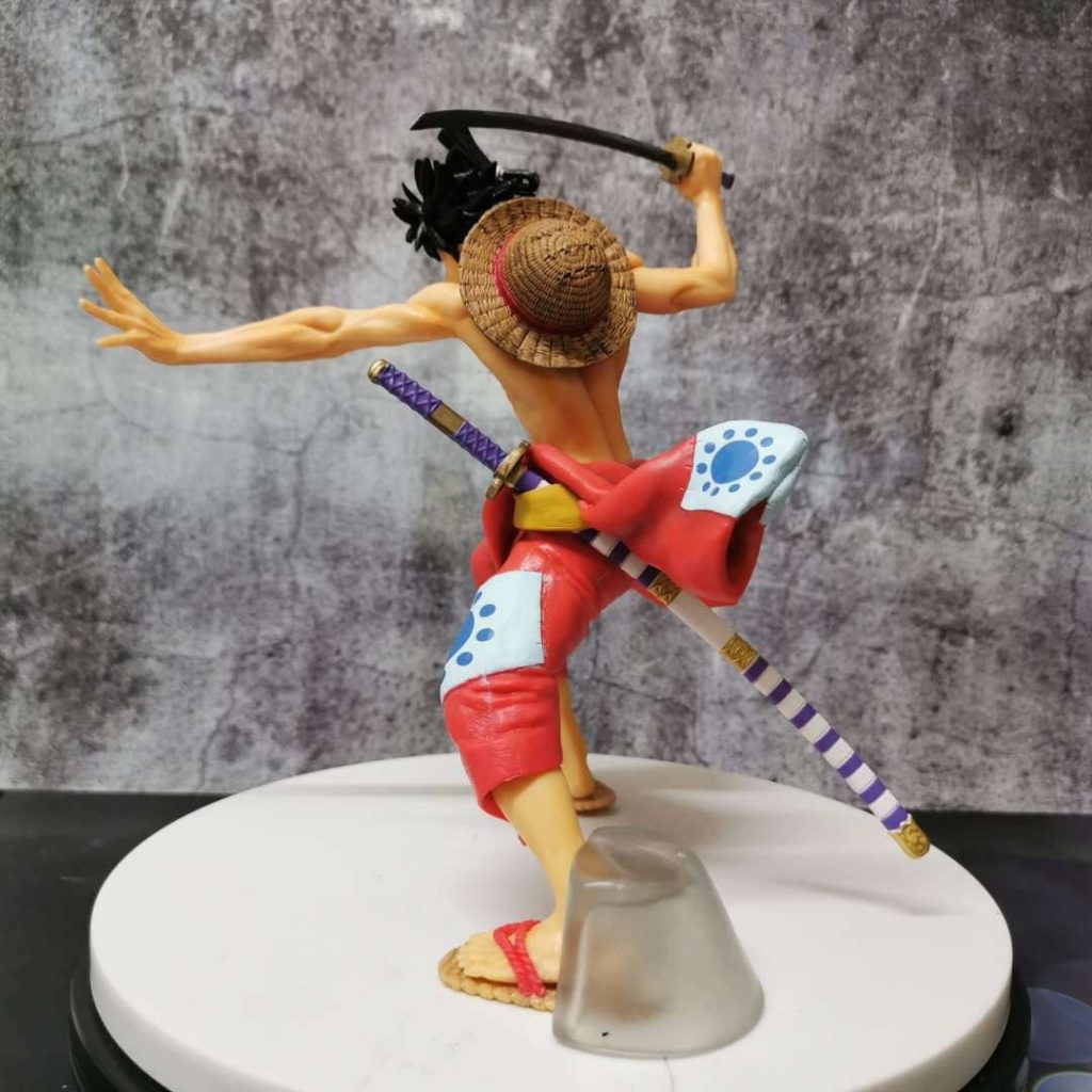 One Piece Manga 22cm Monkey D Luffy Anime Figure Wanokuni Version PVC Action Figurine Model Toys For Chrildren Gift