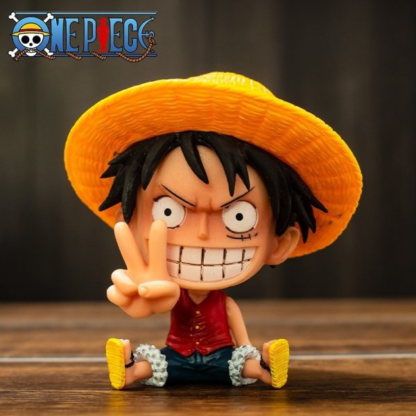 8cm Anime One Piece Roronoa Zoro Monkey D Luffy Boa Hancock Q Action Figures Model Figure 3 - One Piece Store