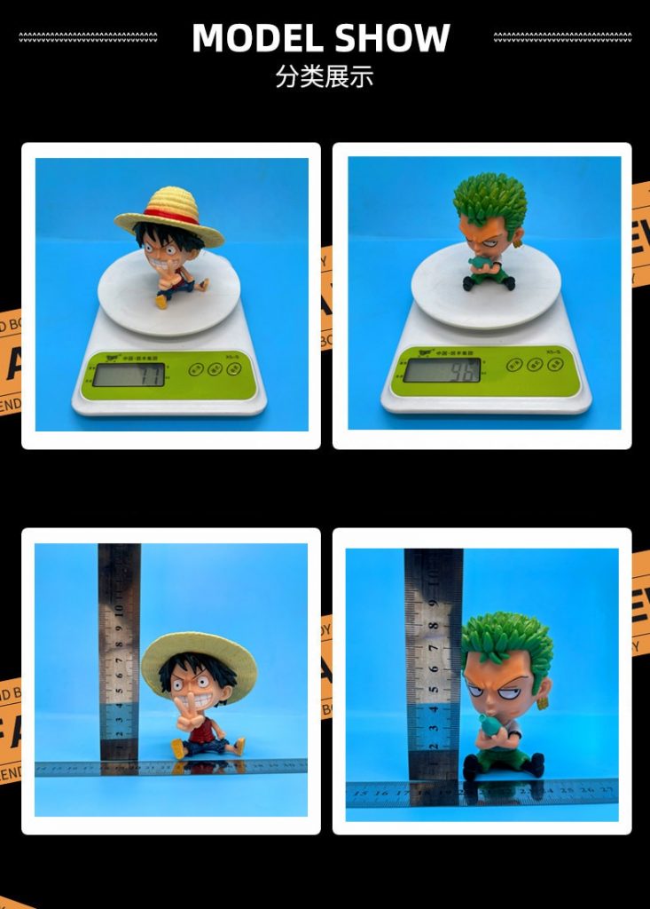 8cm Anime One Piece Roronoa Zoro Monkey D Luffy Boa Hancock Q Action Figures Model Figure Collection Doll Movie Kids Toys Gift