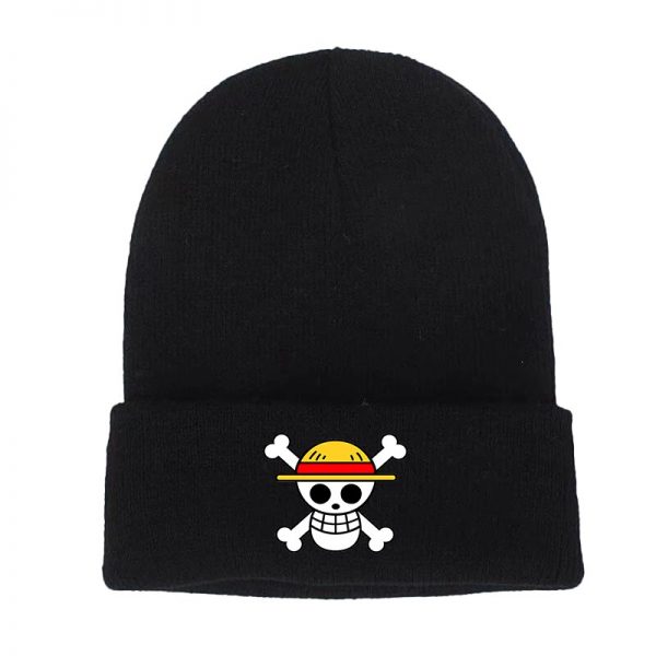 Japan Anime Luffy Roronoa Zoro Cotton Casual Beanies for Men Women Knitted Winter Hat Solid Hip 1 - One Piece Store