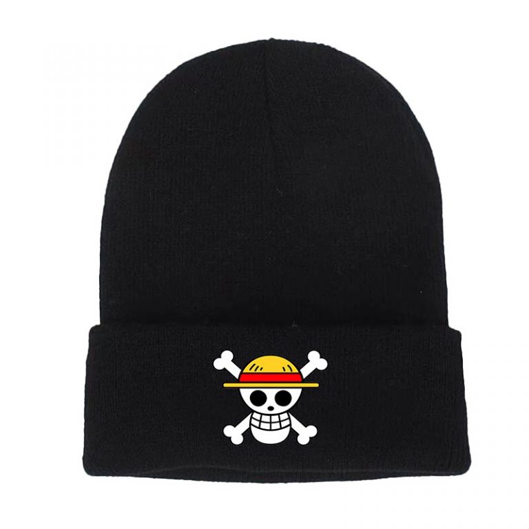 One Piece Beanies Monkey D. Luffy Anime Beanie Knitted Hat One