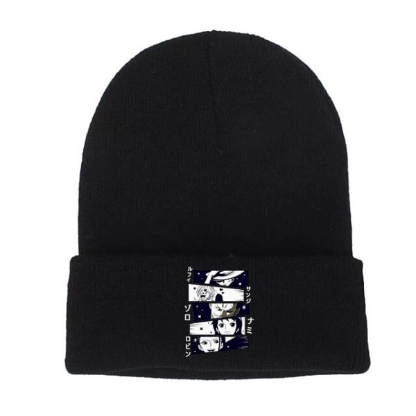 Japan Anime Luffy Roronoa Zoro Cotton Casual Beanies for Men Women Knitted Winter Hat Solid Hip 10.jpg 640x640 10 - One Piece Store