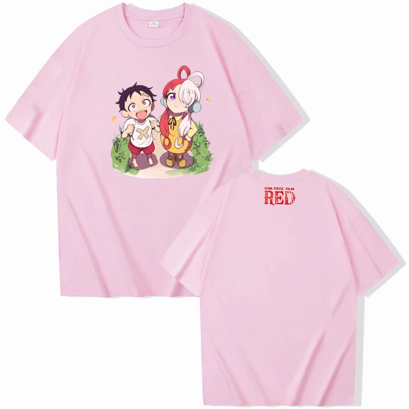 One Piece Film: Red T-shirts - Luffy Uta Graphic T-Shirt | One