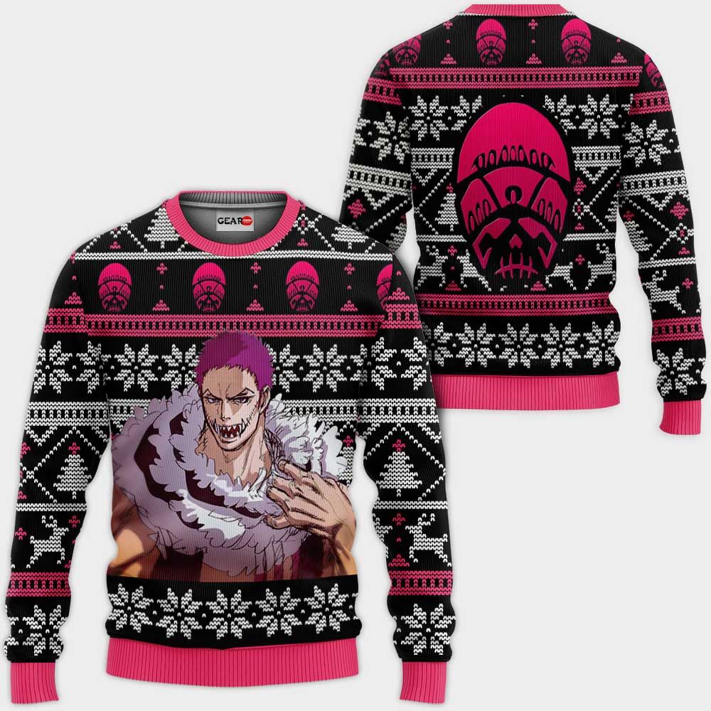 Charlotte Katakuri Ugly Christmas Sweater Custom One Piece Anime Xmas Gifts GG0711